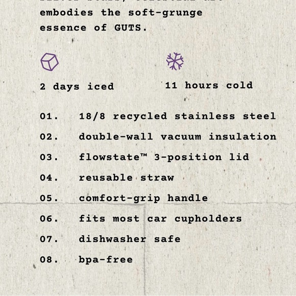 Brand new Olivia Rodrigo x Stanley H2.O Flowstate Tumbler - Picture 4 of 4